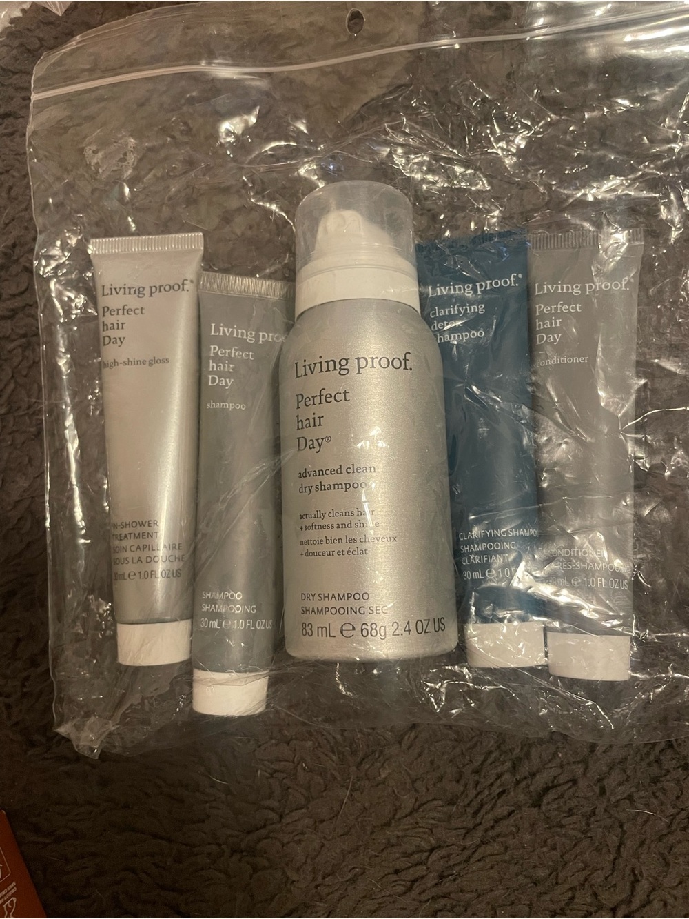 Living Proof Perfect Hair Day Travel Set - Silver & Blue